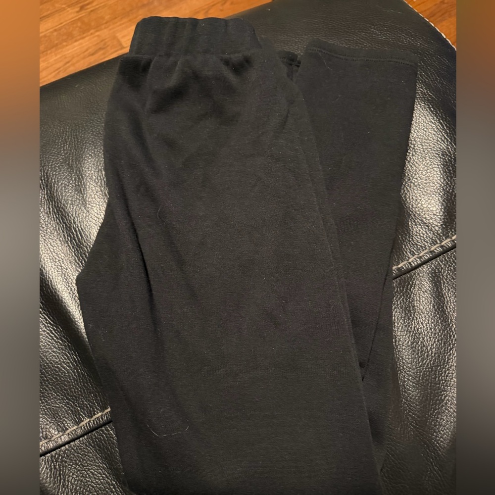 Gap Kids Cozy Fleece Leggings, Black, NWOT